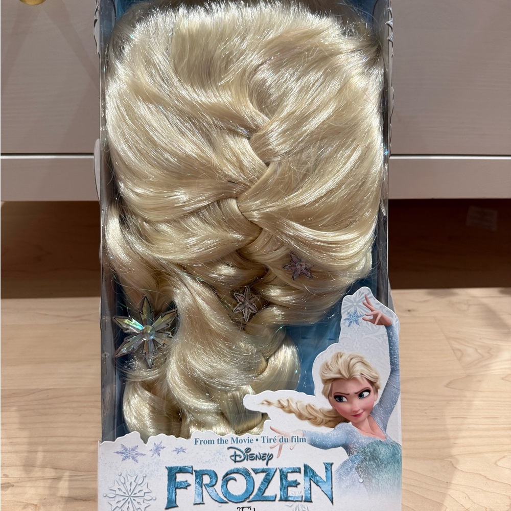 Brand New Disney Frozen Elsa Blonde Braided Wig - Blonde